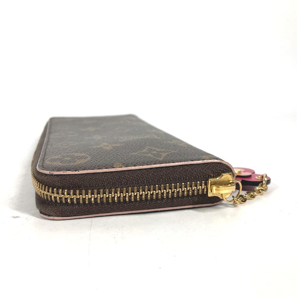 Louis Vuitton M64201 Monogram flower Portefeuille Clemence Zippy Wallet