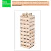 54PCS Wooden Stack High Game Blocks Toy Classic Balance Brain Game Toy Intelligence Educational Toys for Kids Children Boy Gift