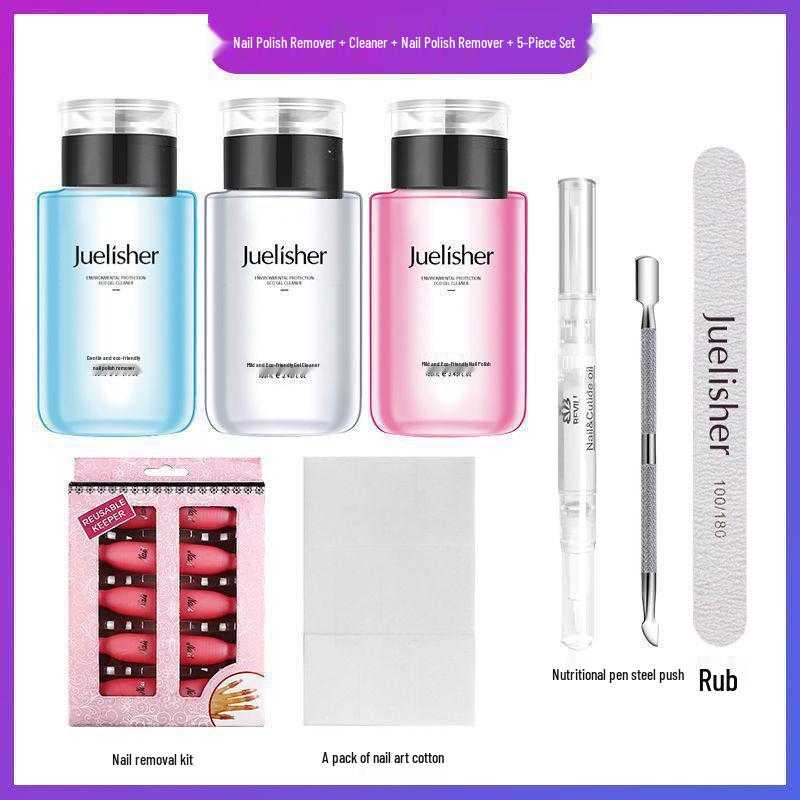 Nail Polish Remover for Gel, UV Gel, and Regular Polish - Large Bottle with Free Shipping.