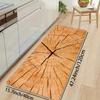 Rustic Wood Grain Area Rug, Soft Non-Slip Machine Washable Floor Mat for Game Room Laundry Room Kitchen Home Decor