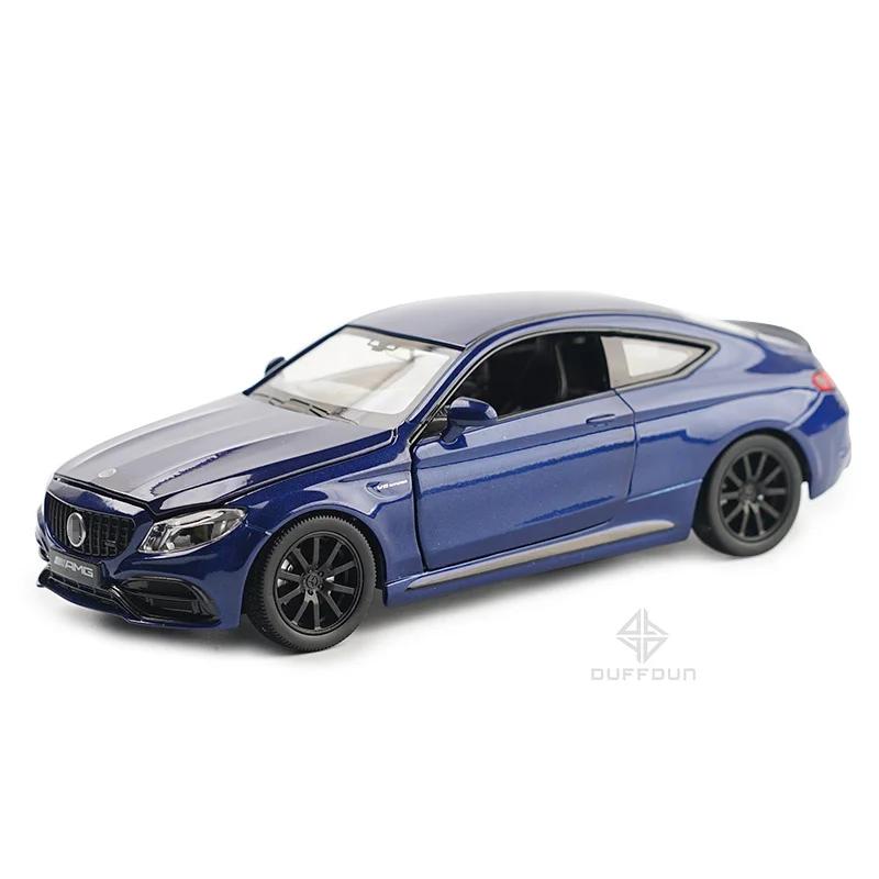 

1:36 AMG C63S Coupe Alloy Car Model Diecasts Vehicles Toy Metal Model Car Models High Simulation Collection Toys For Boys Kids синій