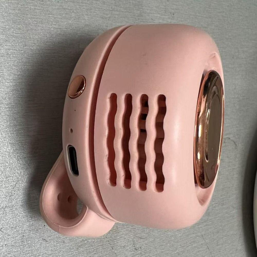 Mute Personal Cooling Clip Fan Bladeless Hanging Waist Fan Handheld Air Cooler  Indoor Outdoor Use