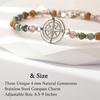 Trendy Navigation Themed Bracelet Silver Tone Stainless Steel Resin Lightweight For Exploration And Casual Outings