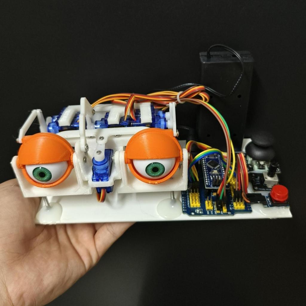 Animatronic Eyes for Robotic Bionic Eye Creative Robotics Project Open Source 3D Printing