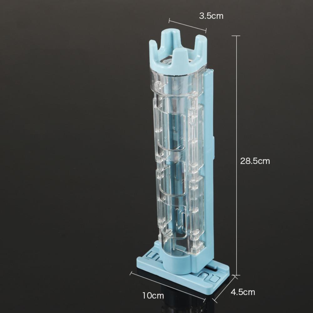 Durable Plastic Fishing Rod Stand Adjustable 5 Colors Fishing Barrel Holder Snap Suit Fishing Box Rod Holder Fishing Box