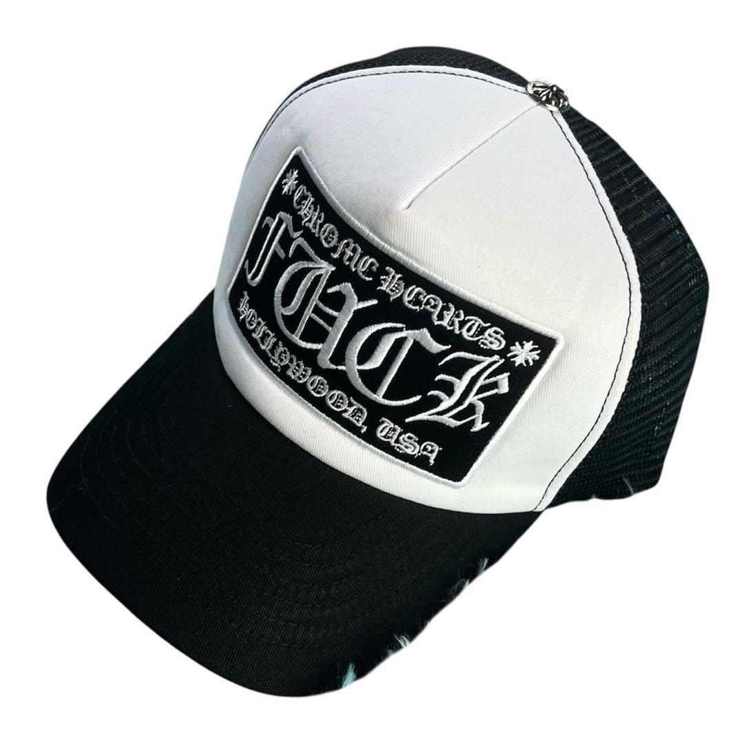 

[USED] Baseball cap, mesh knit, cross beanie, Chrome Hearts pattern