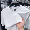 High Quality Men's O-Neck Short Sleeve T-Shirt Summer Arrival Solid Color Simple Ventilate Casual Versatile Sports Men'swear
