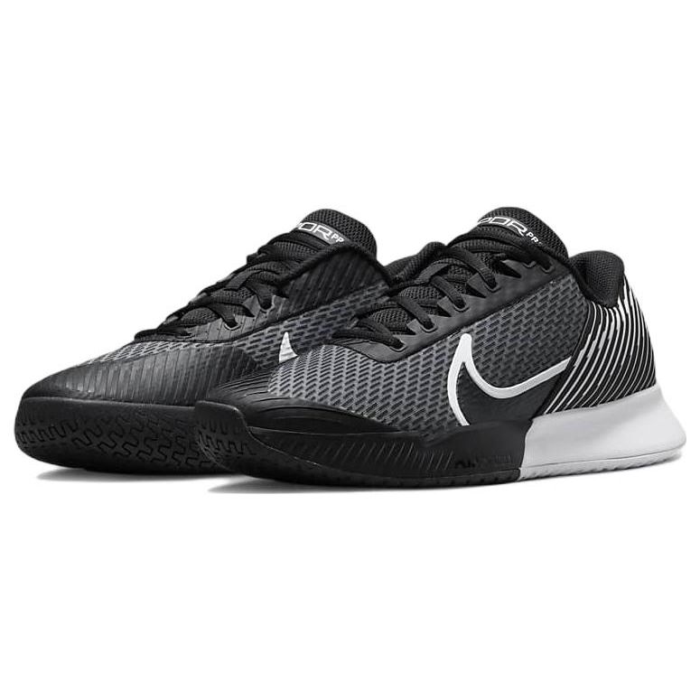 Nike Court Air Zoom Vapor Pro 2 HC Svart Hvit Herresneakers DR6191-001