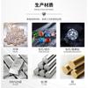 Stainless Steel Multi-Layer Braided Twisted Rope Bracelet Men Custom Engraving Geometric Style Titanium Jewelry
