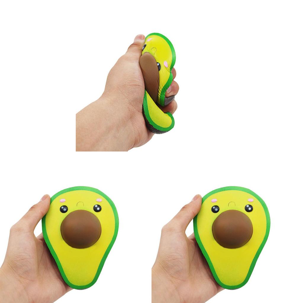 Avocado Stress Relief Toy With Soft Pu Material For Relaxation And Giftgiving