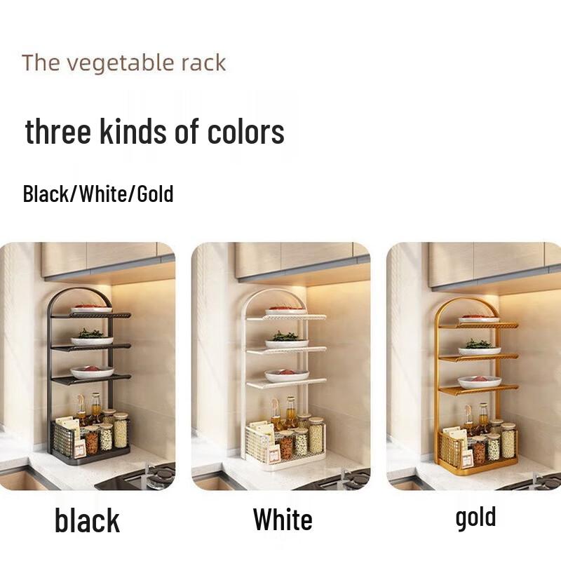 ZhiShi Double-Sided 6-Tier Kitchen Storage Rack