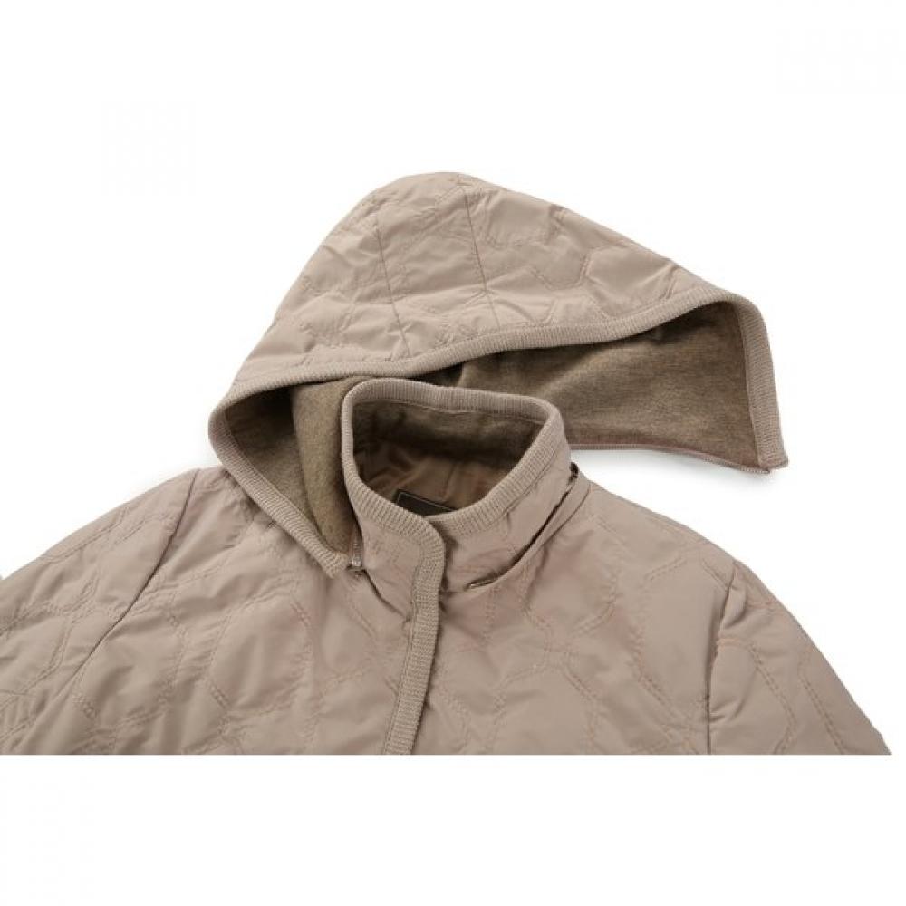 Furina Lightweight Quilting Detachable Hood Padding Coat