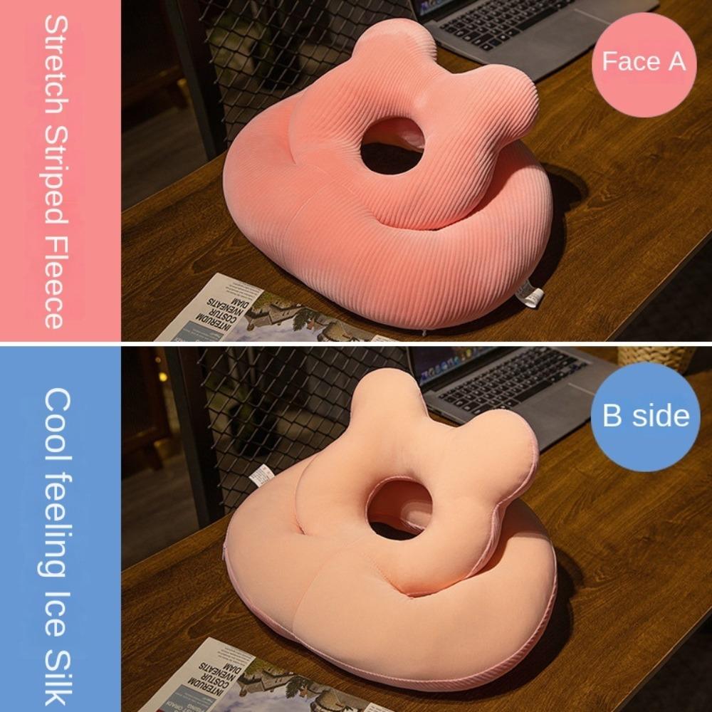 

Плюшевая и шелковистая на ощупь подушка для сна в офисе с цветочным принтом, супермягкая летняя подушка для сна, для мужчин и женщин Style 4