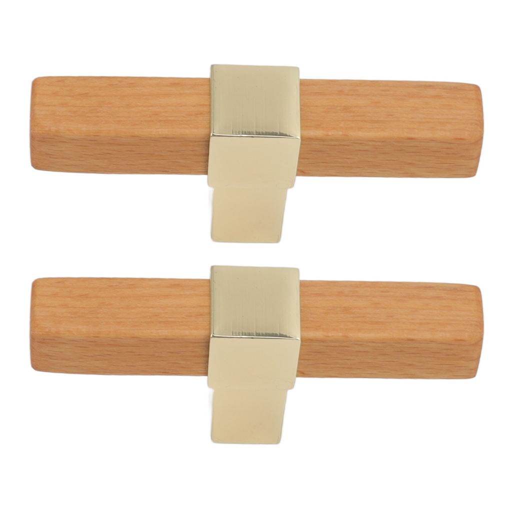 2 Stück Holzschrankgriffe Einloch Türgriff Knöpfe Für Küchenschublade Schrank Kleiderschrank Golden