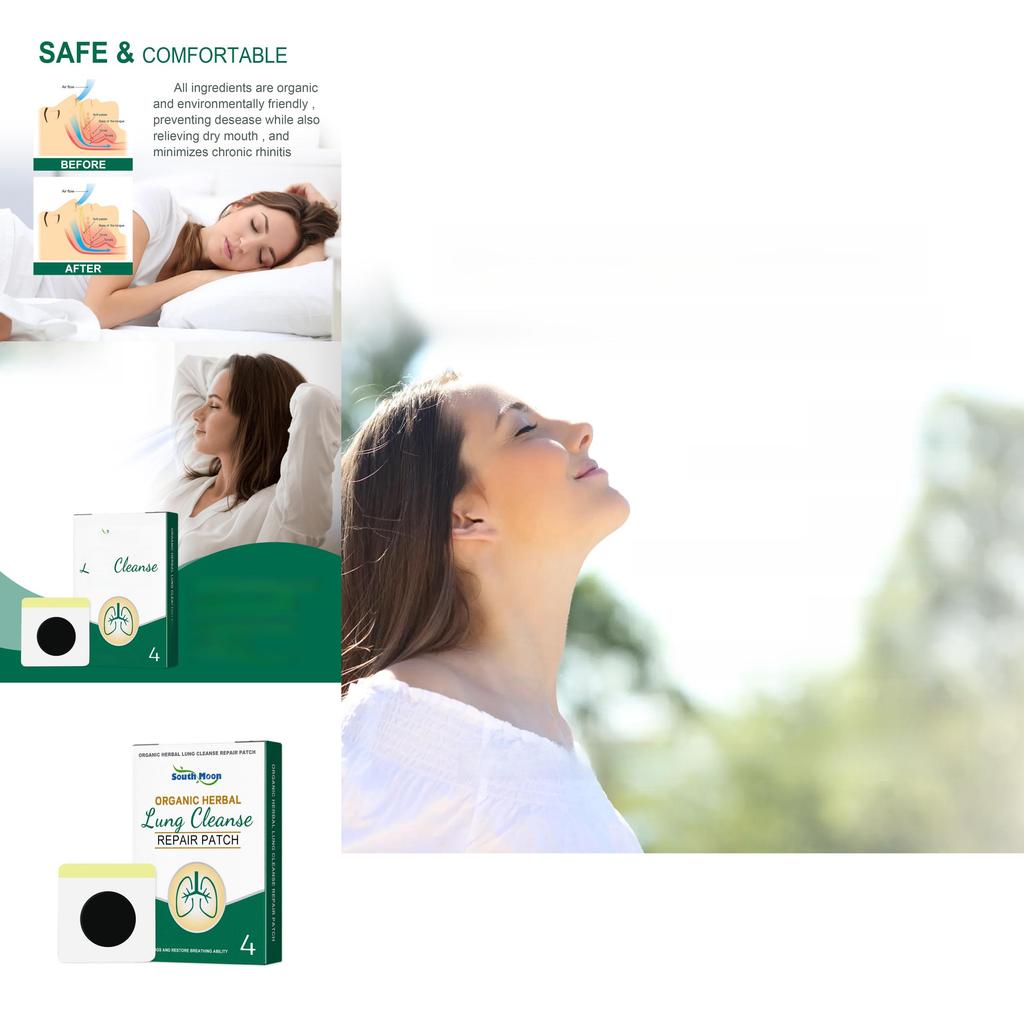 South Moon Body Care Patches Relieve Discomfort Throat Pain Cleansing Healing