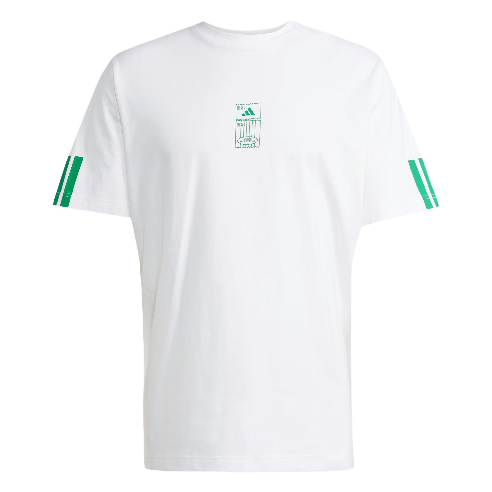 

Adidas SS25 Stadium Ticket Loose Comfortable Short Sleeve T-Shirt Men Tops JM6473 S