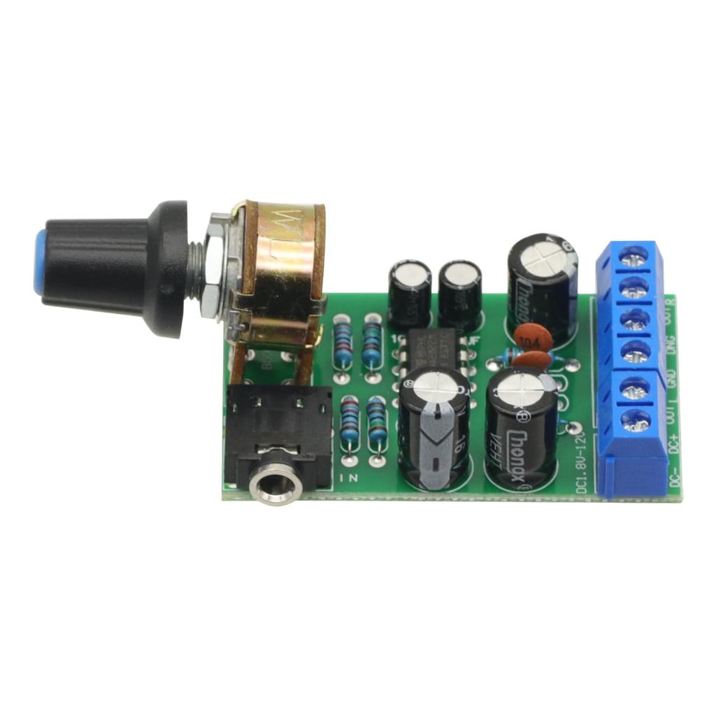 2pcs TDA2822M 2.0 Stereo Dual Channel Amp AUX Audio Amplifier Board DC1.8-12V