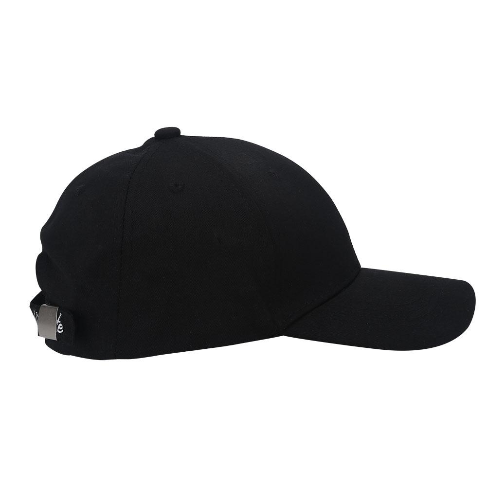 Unisex Sport Snapback Laufen Baseball Outdoor Gebogen Verstellbar Sommerkappe Schwarz