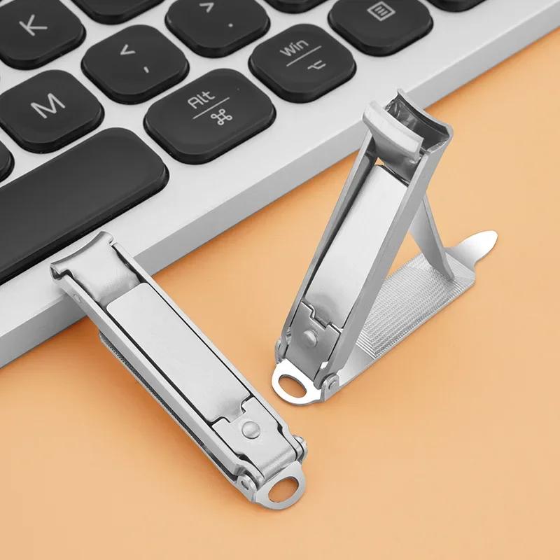 Mini Foldable Creative Nail Clippers Set - Portable Stainless Steel with Nail File & Screwdriver Feature Small Size
