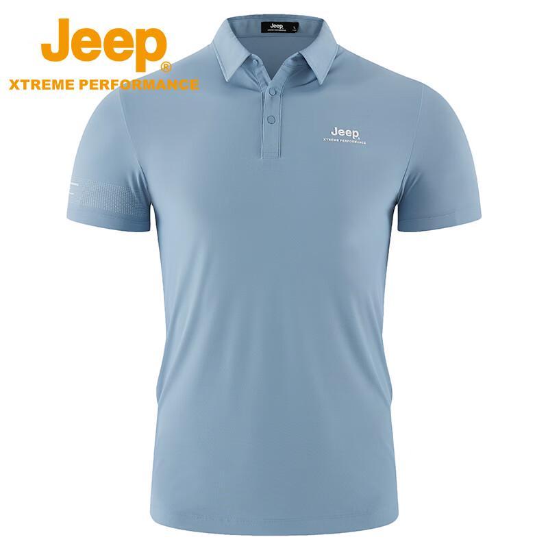 JEEPPOLO Men s Quick Dry Ice Silk Polo Shirt