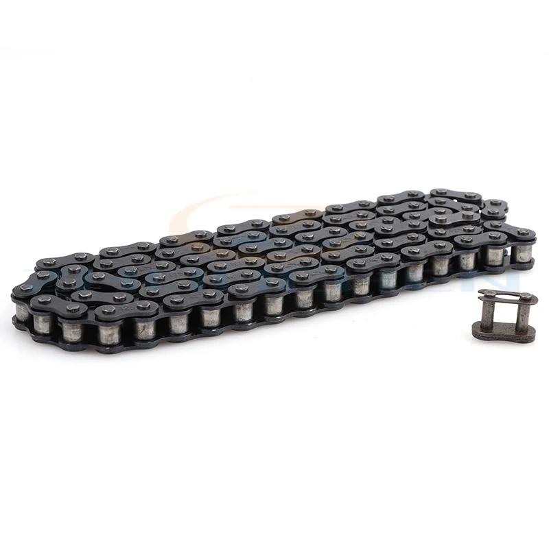 Motorcycle 428 Black Gold Chain 94/102/132/140L Links Fit For 50cc-250cc ATV Quad Pit Dirt Bike Go Kart Metal Motorcycle Parts