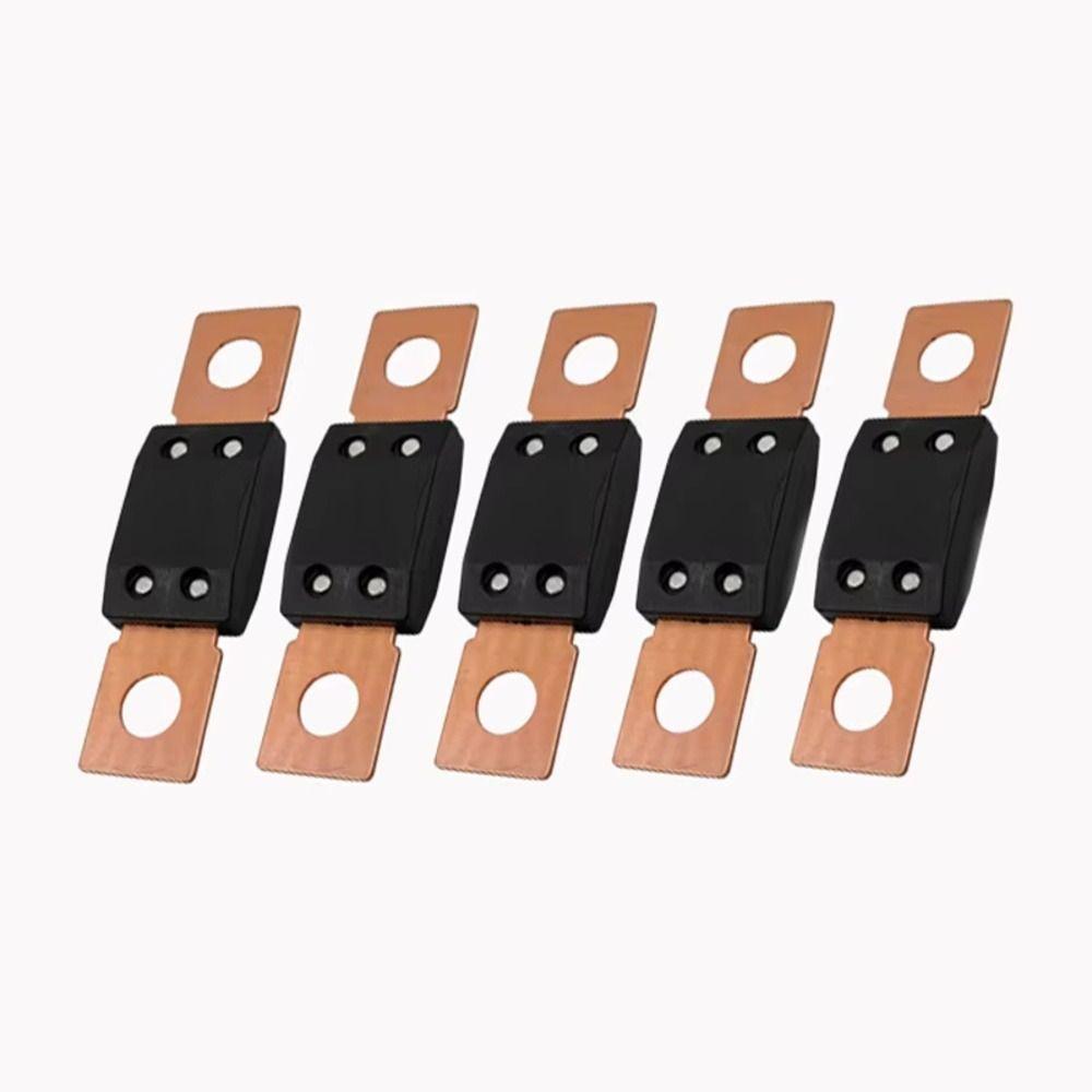 2Pcs Flat Type MEGA Fuse 30A-500A Bolt-on Fuse Durable ANL Car Fuse for Car Audio Marine Boat