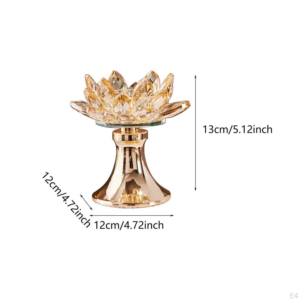 Kerzenständer mit Lotus-Design für dekorative Zwecke