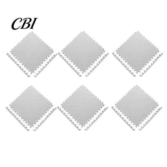 Durable Gym Equipment Mat 6Pcs Floor Mats, EVA Foam Puzzle Interlocking Tiles for Non Slip Home Fitness Mats Gym, Kids Play Areas, Kitchen Flooring,