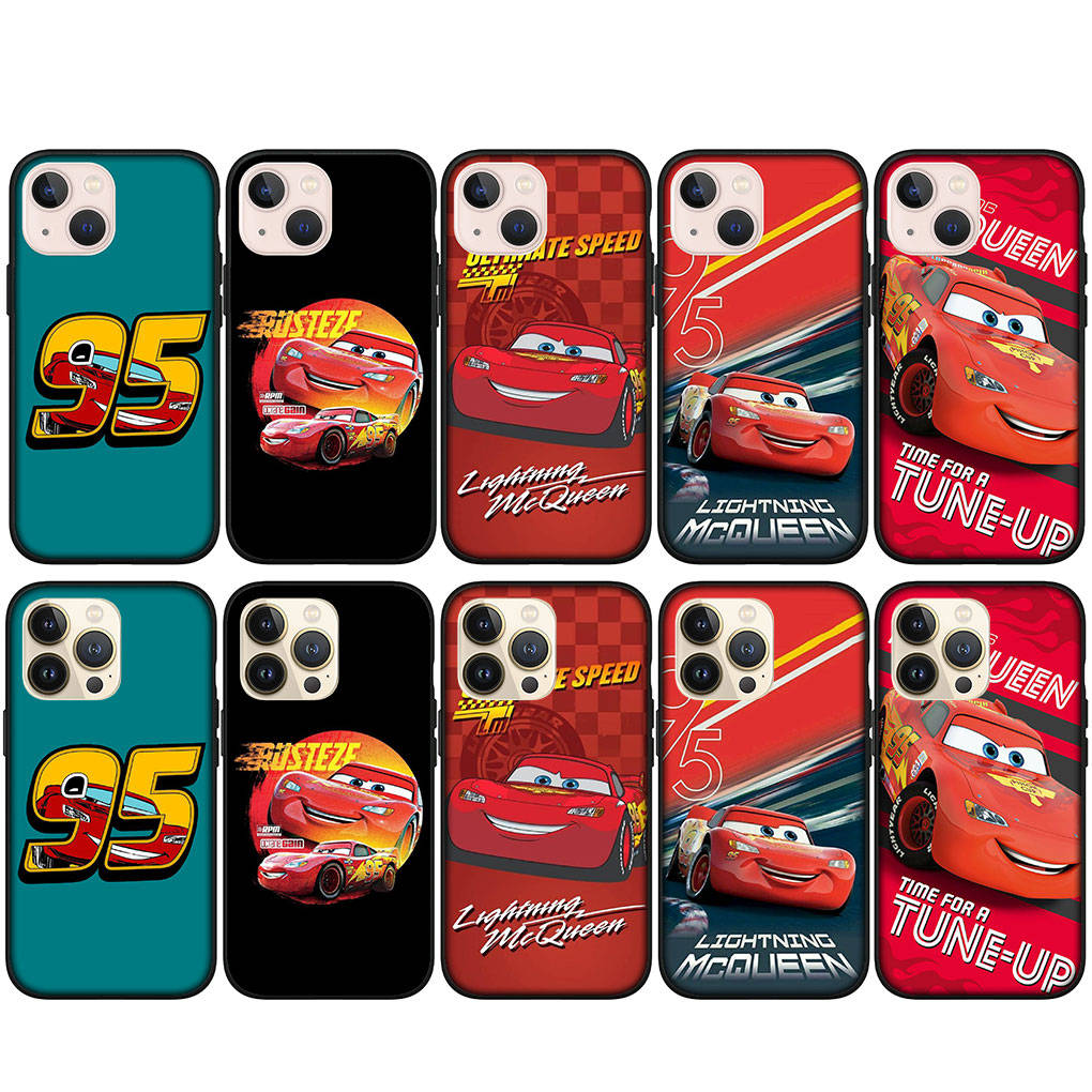 For iPhone 16 15 Xiaomi Redmi Note 13 12 11 Pro Max X 9 14 XR Samsung Galaxy S24 S23 Plus Huawei OPPO Cars 95 Lightning McQueen Supercar Phone Case