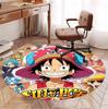 One Piece Pattern Round Rug, Indoor/Outdoor Mat, for Picnic, Gameroom, Bedroom, Office, Living Room, Home Decor Carpet, Birthday Gift