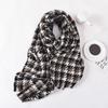 Autumn and Winter New Style Twill Rhombus Plaid Women's Scarf Korean Version All Match Imitation Cashmere Thickened Scarf Shawl