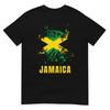 Jamaica Retro Vintage Watercolors Sport Jamaican Flag Tshirt
