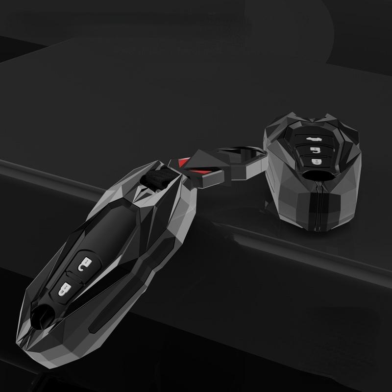 Zinklegering Bil Fjärrnyckelfodral Skydd för Mazda 2 3 6 Axela Atenza CX-5 CX5 CX-7 CX-9 2014 2015 2016 Biltillbehör