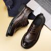 Men Made of Genuine Leather with A Soft Sole and A Top Layer of Cowhide Trendy Brand High-end Wear-resistant Anti Slip Business Leather Shoes