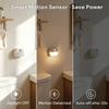 Wireless Smart LED Motion Sensor Night Light for Home, Bedside, Toilet, Corridor, and Wardrobe.