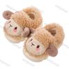 Winter Children's Cartoon Cotton Shoes Fashion Girls' Warm Plush Home Slippers Boys' Non Slip Velvet Fluffy Floor Shoes