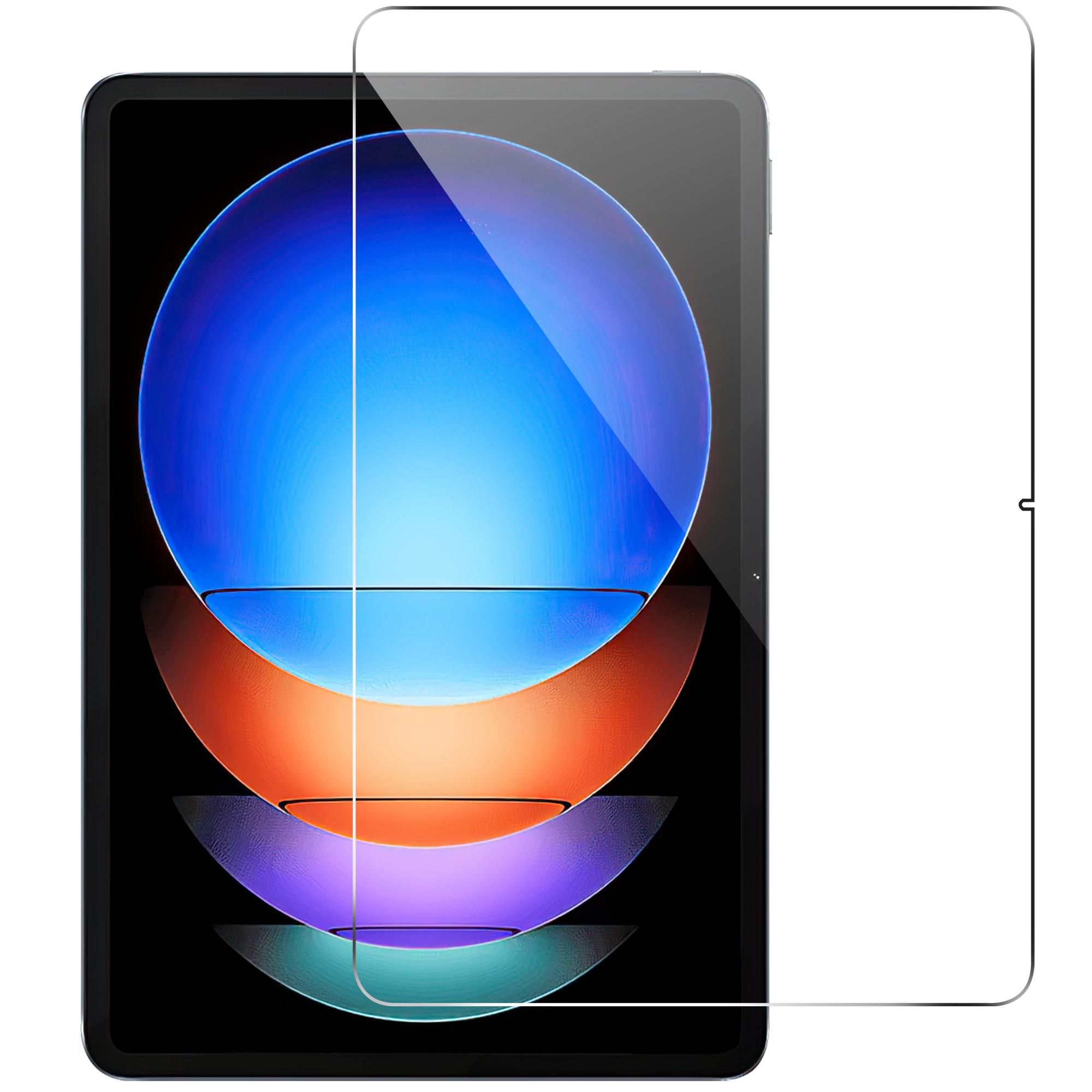 

For Xiaomi Pad 6S Pro 12.4 Tempered Glass Screen Protector Arc-Edge 9H Hardness Screen Film As Shown A