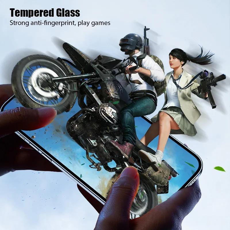 4PCS Tempered Glass for iPhone 16 15 14 13 12 11 Pro Max Mini Screen Protector for iPhone SE 2020 2022 X XR XS Max 7 8 6 6S Plus