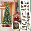 Zoo Advent Calendar, Merry Christmas Countdown Calendar with 2D Flat Acrylic Animal Collectible Pendant, 24 PCS Animal Ornaments for Teens Kids