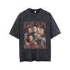 Hot Sale Supernatural Vintage Washed T-shirt Men Women Casual Retro Cotton T Shirts Unisex Casual Oversized T-shirts Streetwear