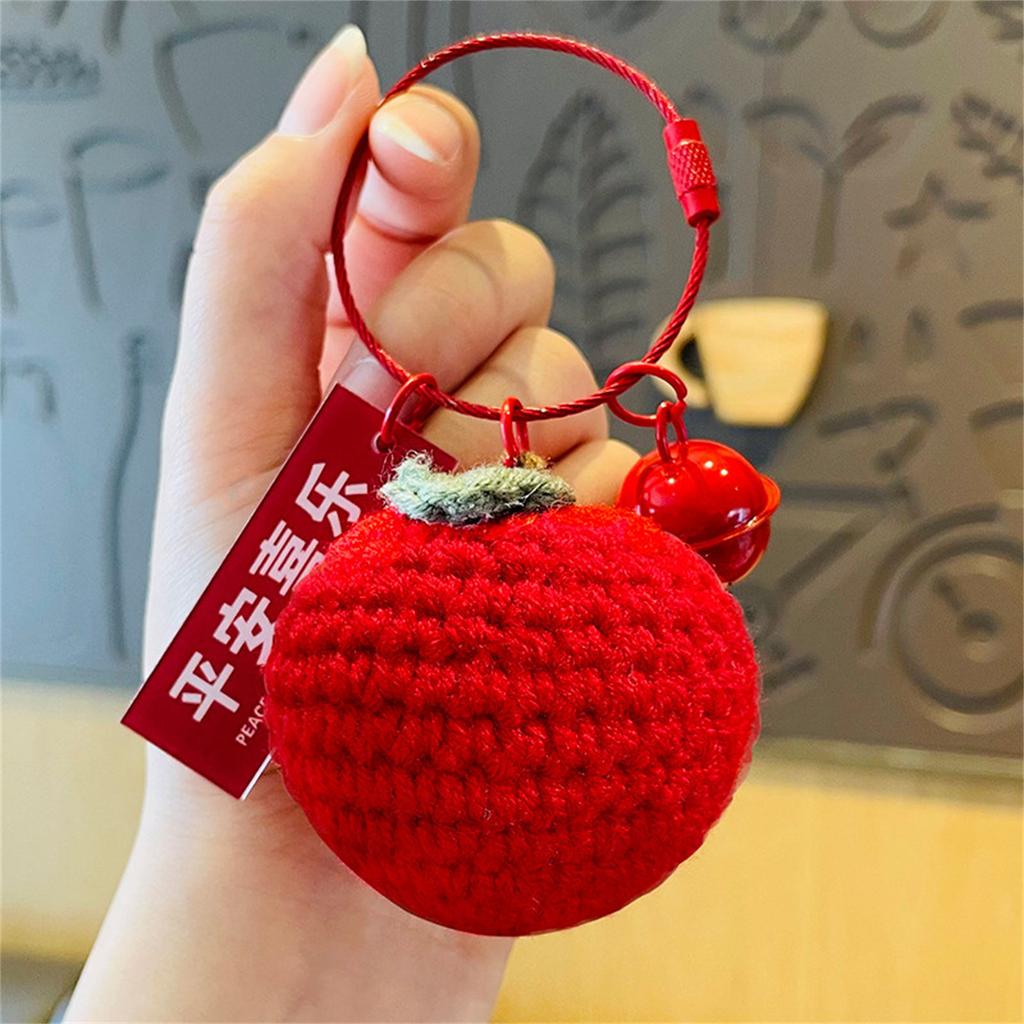 Unique and Delicate Knit Key Holder Crochet Bag Pendant Charming Accessory for Bags and Keys