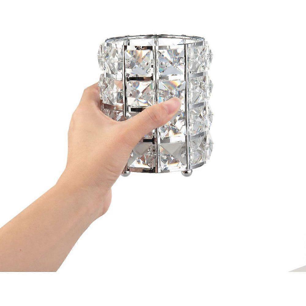 Crystal makeup brush holder, makeup organizer can, makeup glass box, makeup brush holder, cosmetics storage bucket holder, cup tool container