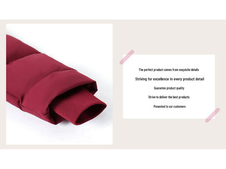Mom's Fashionable Mid-Length Winter Coat - Age-Reducing Cotton Padded Jacket for Middle-Aged & Elderly Women
