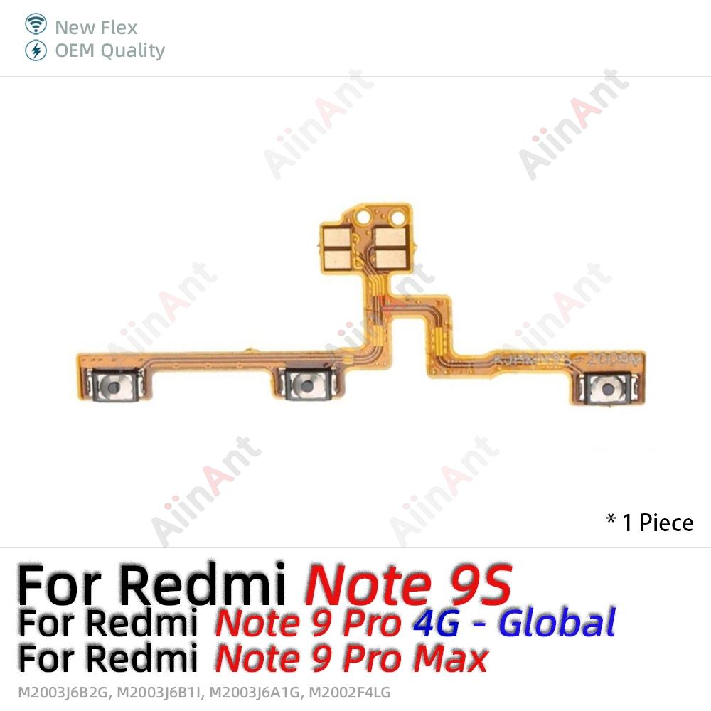 OEM Up Down Button Mute key Switch On Off Volume Power Flex Cable For Xiaomi Redmi Note 6 7 8 9 7A 9A 9T 8T 9s 9C 9i Pro Max 5G
