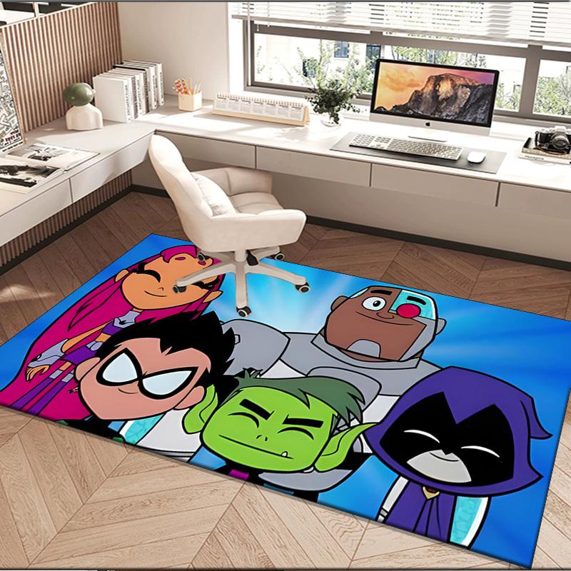 Titans Go! Area Rug Suitable for Indoor And Outdoor,Carpets for Playroom, Homes, Offices, Living Rooms,Home Decor,Christmas Fan Gift