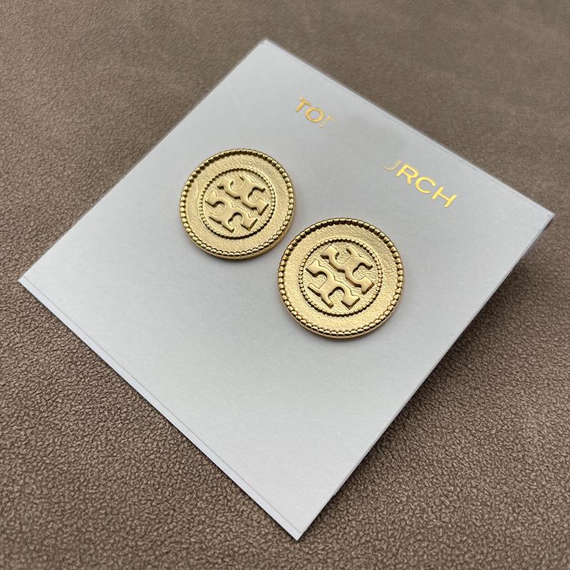 

Элегантные круглые серьги-пусеты из эмали - европейский и американский дизайн