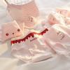 Ladies' Breathable Cartoon Cotton Underwear - Comfortable Antibacterial Waistband Triangle Pants