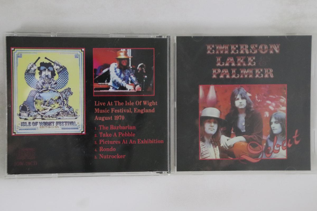 

CD EMERSON LAKE & PALMER - Debut IOW70CD NOT ON LABEL Non Japan Rock Used
