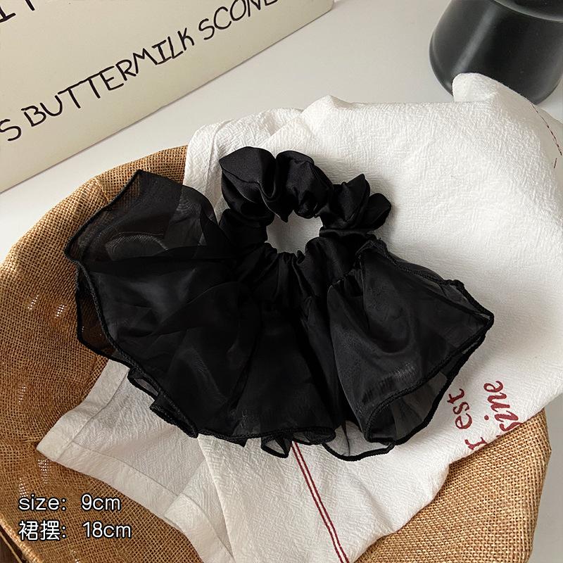 Korejský Tvar Sukně Čelenka Tlustého Střeva Nový Módní Design Krajková Gumička do Vlasů Vázanka Scrunchies Gumička Dívčí Vlasové Doplňky