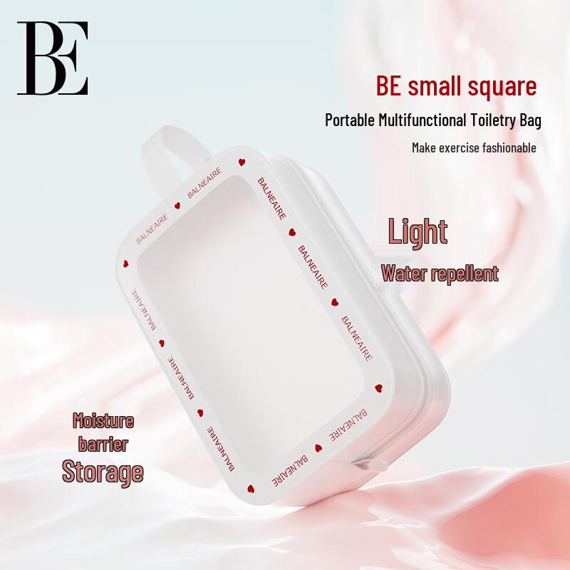 BALNEAIRE Little Red Heart Portable Swim Toiletry Bag